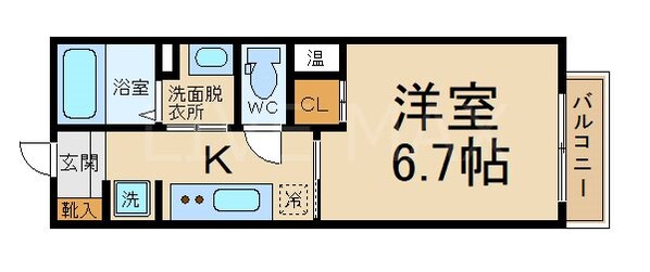 CMM京都駅前の物件間取画像